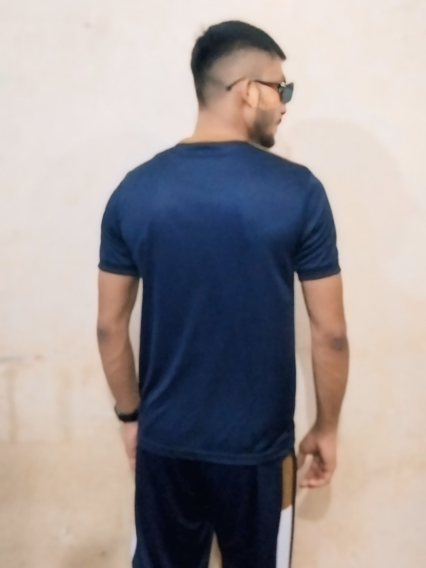 Safari Summer Tracksuit – Navy (Quick-Dry Fabric)