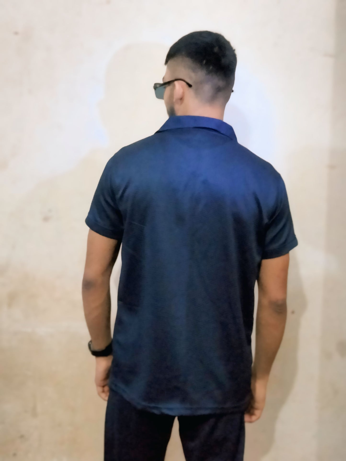 Safari Summer Tracksuit – Navy (Quick-Dry Fabric)