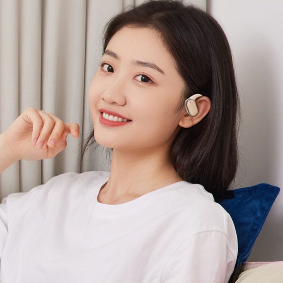 X97 Headphones Wireless Earphone Tws Painless Wear No Pain Led Display Open-ear Bt 5.3 Earbuds (random Color