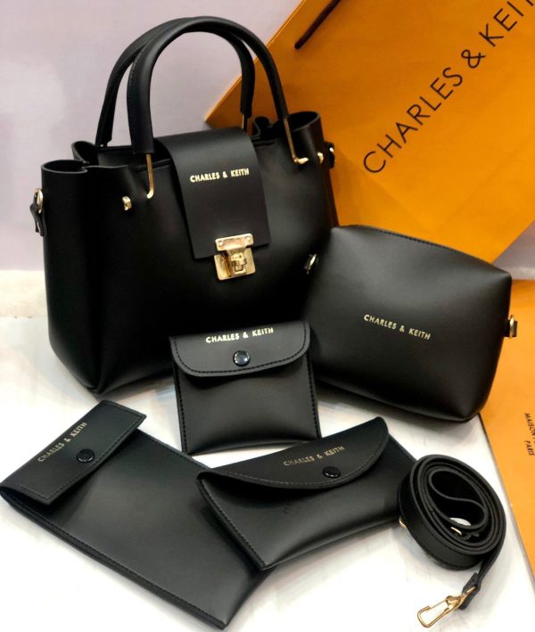 5 Pcs Shoulder Bag Set For Girls Charles Keith Hand bag