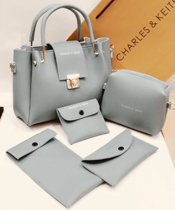 5 Pcs Shoulder Bag Set For Girls Charles Keith Hand bag