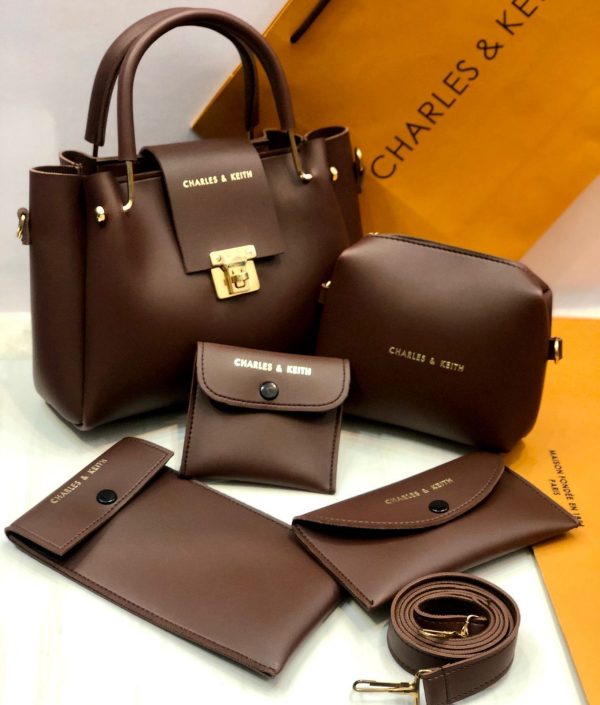 5 Pcs Shoulder Bag Set For Girls Charles Keith Hand bag