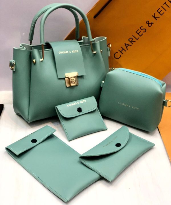 5 Pcs Shoulder Bag Set For Girls Charles Keith Hand bag