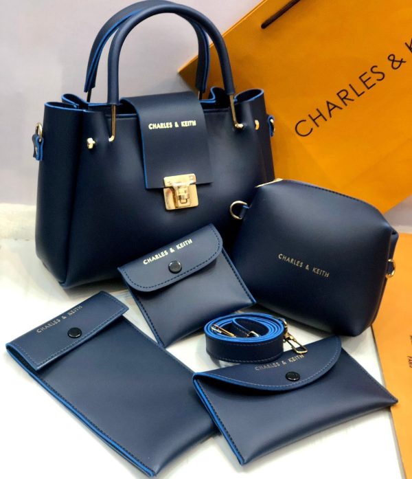 5 Pcs Shoulder Bag Set For Girls Charles Keith Hand bag