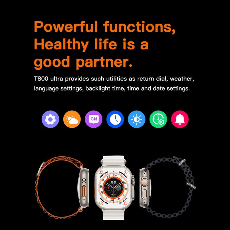 T800 Ultra2 Smart Watch with49 MM Dial Size
