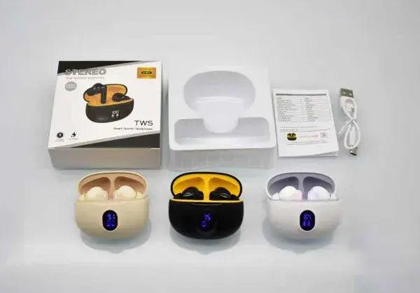 Professional Display Earbuds Stereo 895b Wireless Bluetooth Earbuds