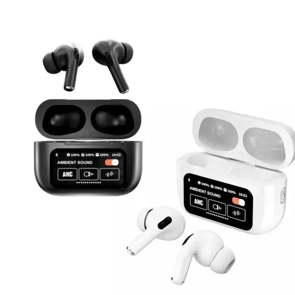 A9 Pro Earbuds Anc/enc Dauble Dark Tuch Screen Display