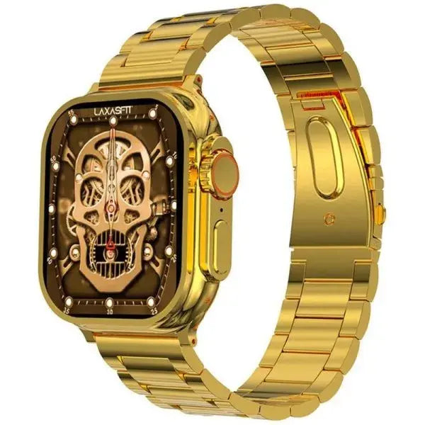 G9 Ultra Pro Smart Watch ( Golden Edition ) Smartwatch With 3 Straps