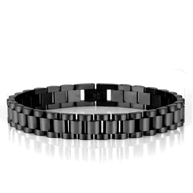 Gold Plated Unisex Chain Bracelet - 1 Pc Unique Design