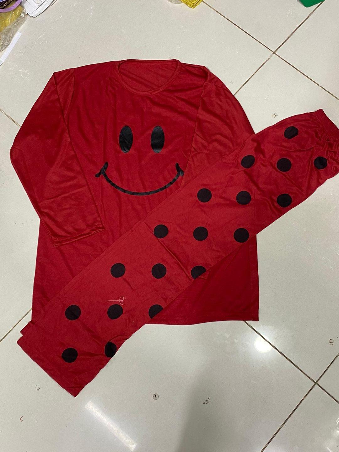 2 Pcs Women's Stitched Cotton Jersey Printed Night Suit