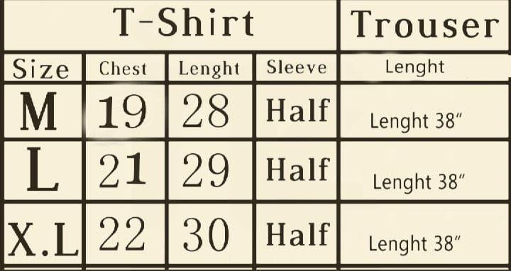 Cozy Printed Cotton Jersey Night Suit - 2 Pcs