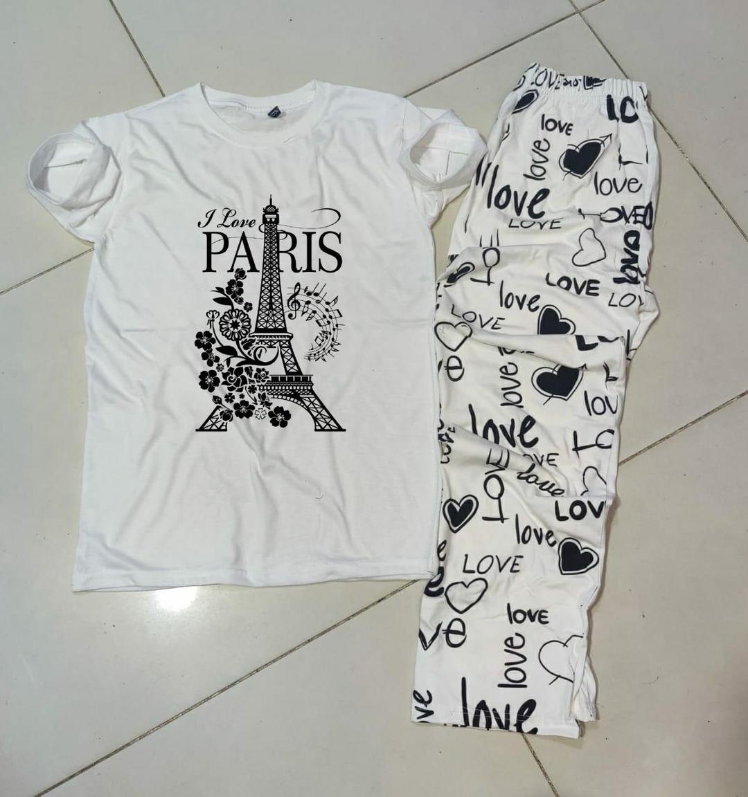 2 Pcs Printed Jersey Women's Night Suit - Stylish Comfort for Every Night