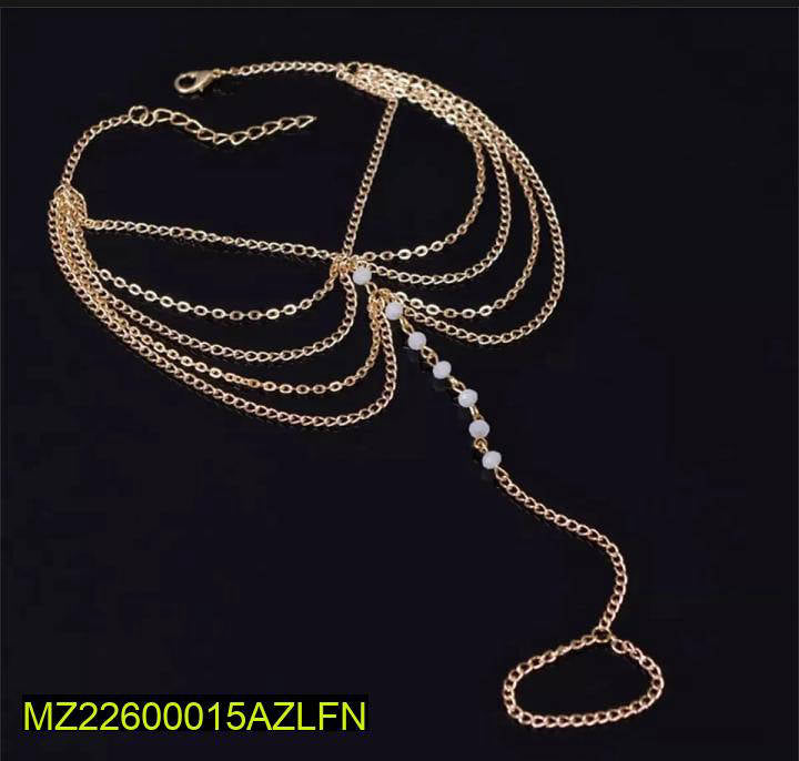Beautiful Anklet, Golden