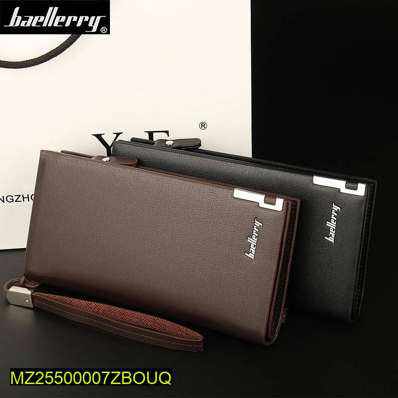 Men Spacious Leather Wallet
