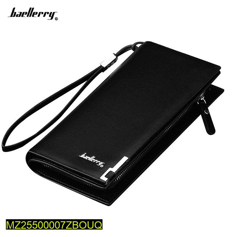 Men Spacious Leather Wallet