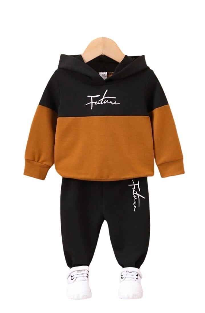 2 Pcs for Kids Stylish Micro Tracksuit for Kids