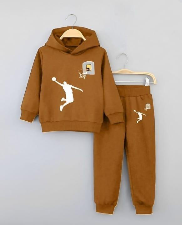 2 Pcs for Kids Stylish Micro Tracksuit for Kids 
