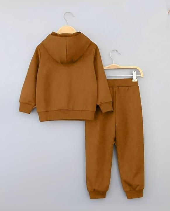 2 Pcs for Kids Stylish Micro Tracksuit for Kids 