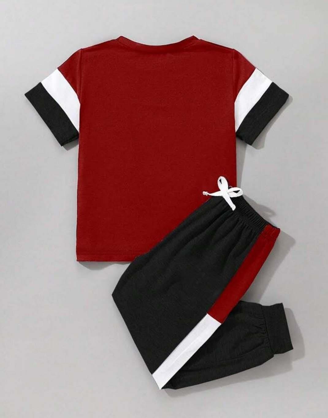 2 Pcs for Kids Stylish Micro Tracksuit for Kids
