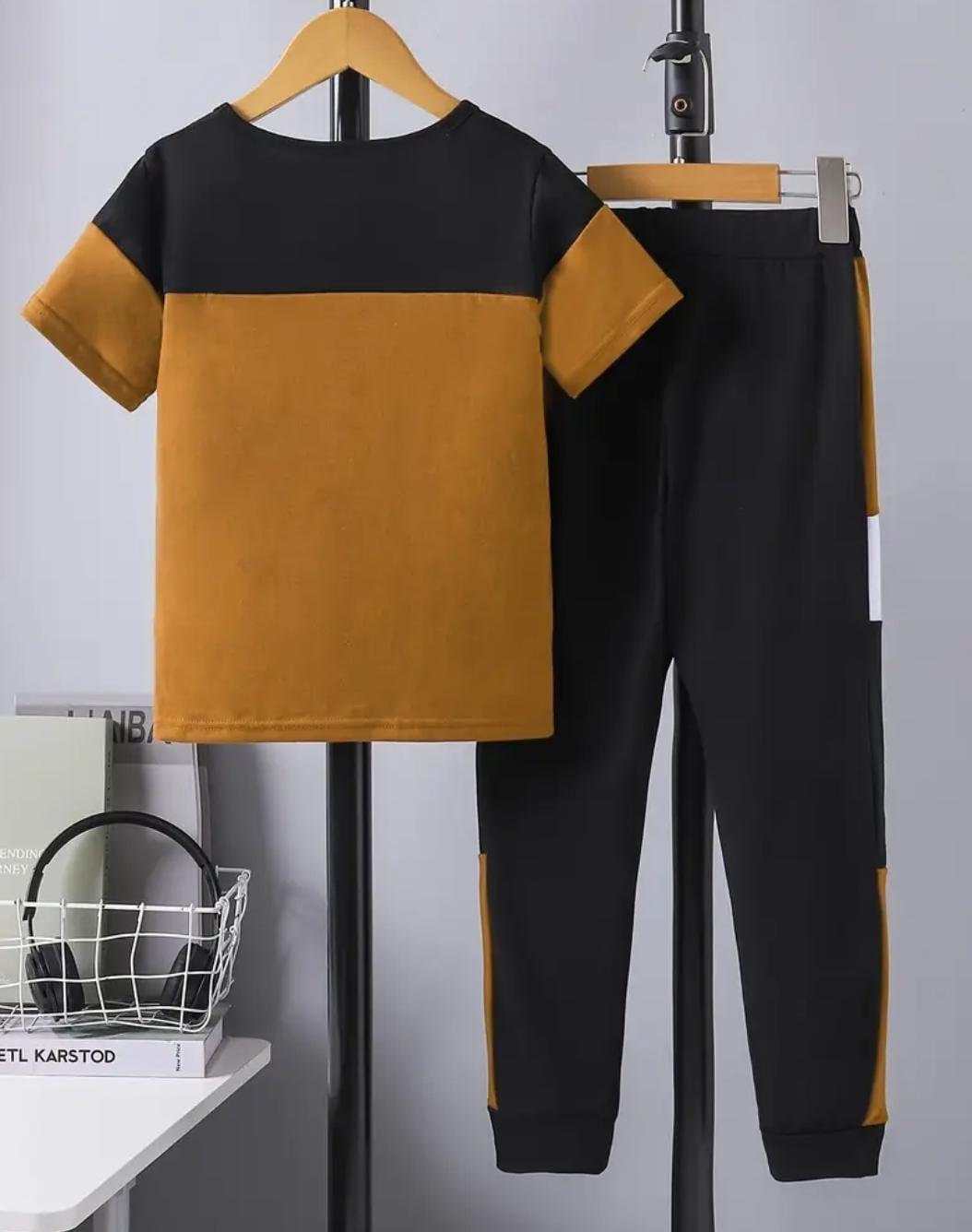 2 Pcs for Kids Stylish Micro Tracksuit for Kids