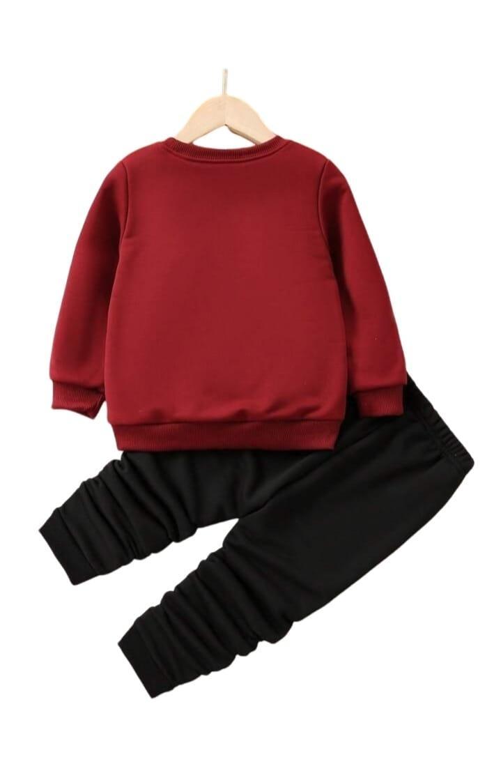 2 Pcs for Kids Stylish Micro Tracksuit for Kids