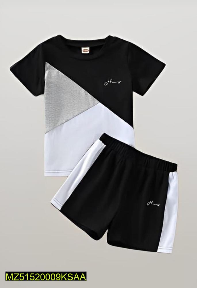 2 Pcs for Kids Stylish Micro Tracksuit for Kids