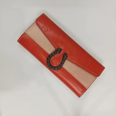 Women's Leather Textured Tri-Fold Wallet