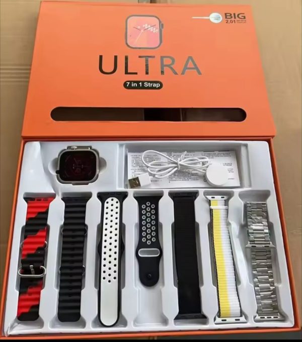 Airpods Pro 2 + Ultra 7-in-1 Smartwatch Combo | Premium Sound Style Deal