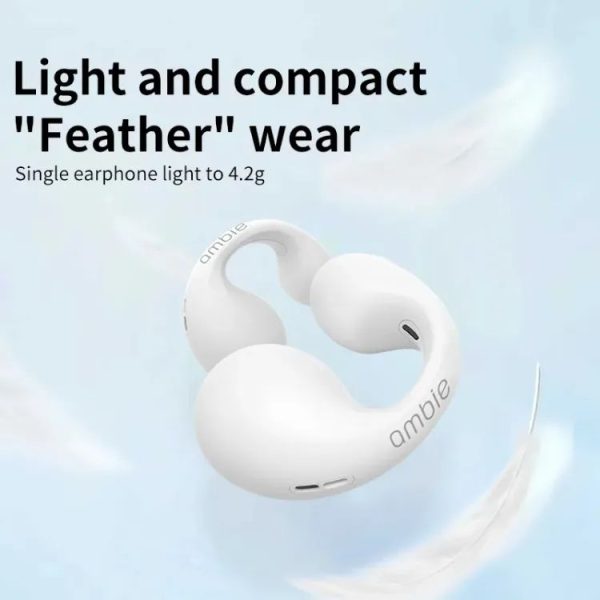 Arch Ambie Ear Cuffs | BoneConduction Earbuds Ear Cuffs | Best Quality Earbuds Black/white (with Box)