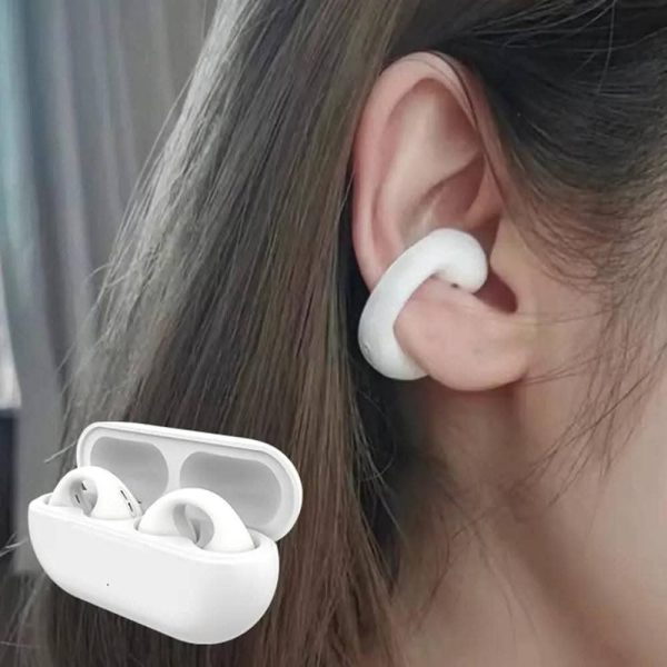 Arch Ambie Ear Cuffs | BoneConduction Earbuds Ear Cuffs | Best Quality Earbuds Black/white (with Box)