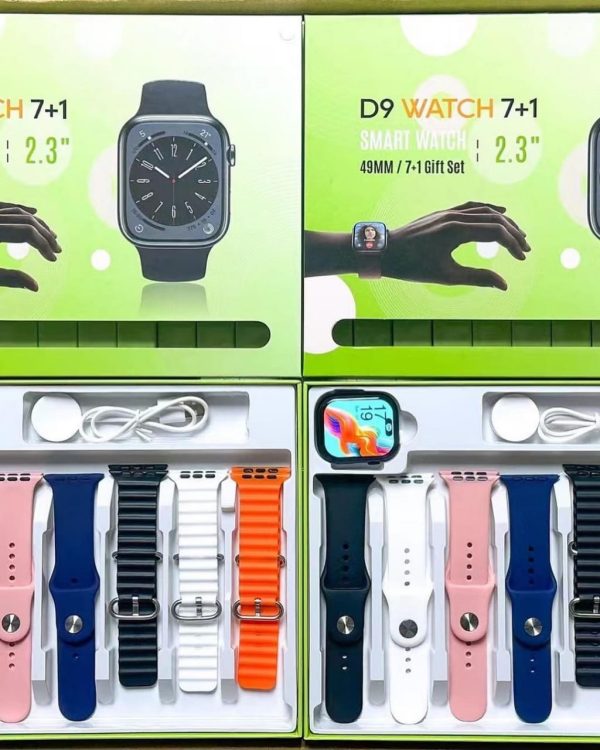 D9 Ultra Smart Watch Series 9 – 2.09″ Display | Bluetooth Calling | 7 Straps | Fitness &; Sports Smartwatch for Android ; iPhone