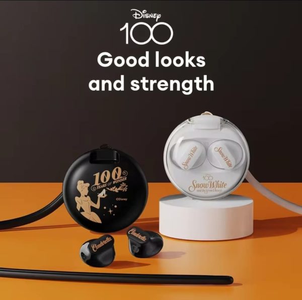 Disney Earphone Qs-t1 Bluetooth 5.3 Wireless Headphones Hifi Stereo Sound Earbuds