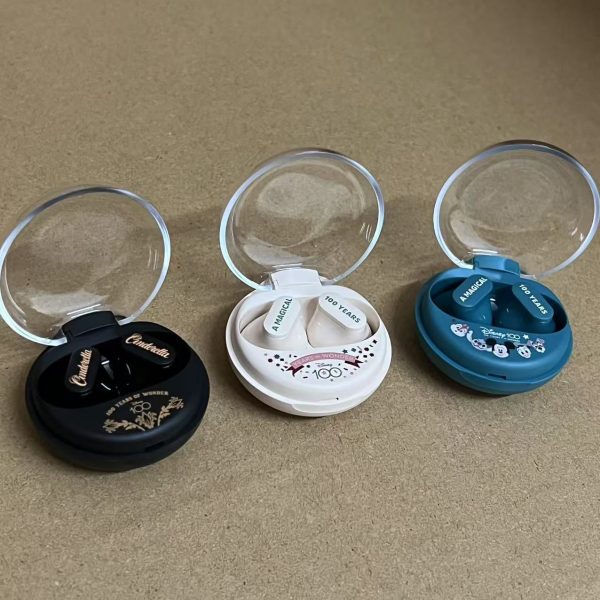 Disney Earphone Qs-t1 Bluetooth 5.3 Wireless Headphones Hifi Stereo Sound Earbuds