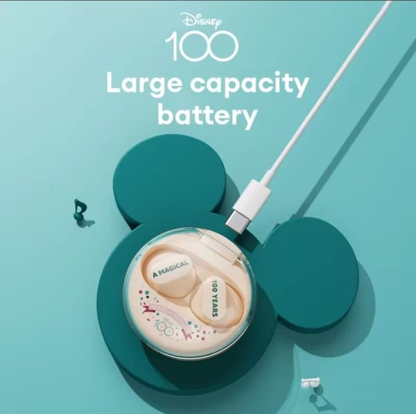 Disney Earphone Qs-t1 Bluetooth 5.3 Wireless Headphones Hifi Stereo Sound Earbuds