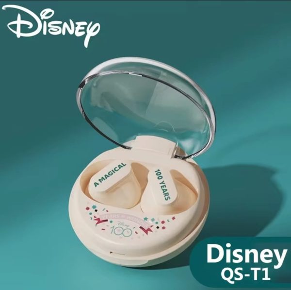Disney Earphone Qs-t1 Bluetooth 5.3 Wireless Headphones Hifi Stereo Sound Earbuds