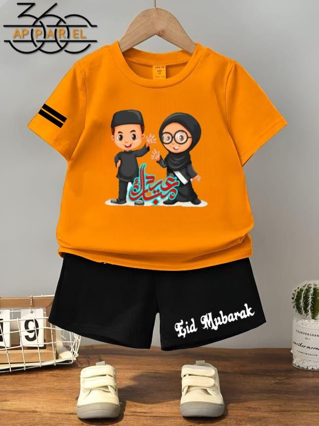 NEW EID COLLECTION CUSTOMIZE T SHIRT + SHORT FOR KIDS