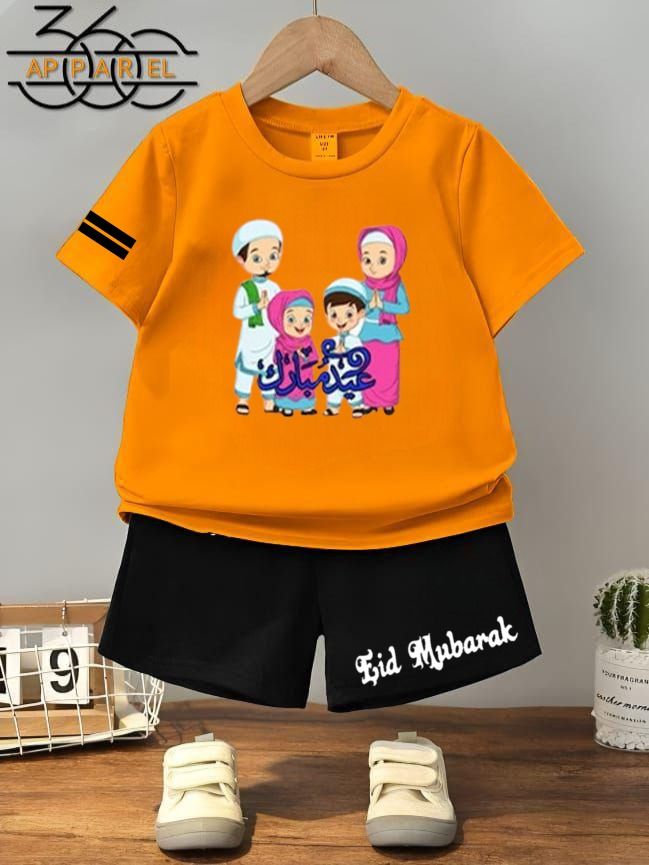 NEW EID COLLECTION CUSTOMIZE T SHIRT + SHORT FOR KIDS