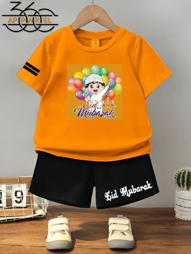 NEW EID COLLECTION CUSTOMIZE T SHIRT + SHORT FOR KIDS