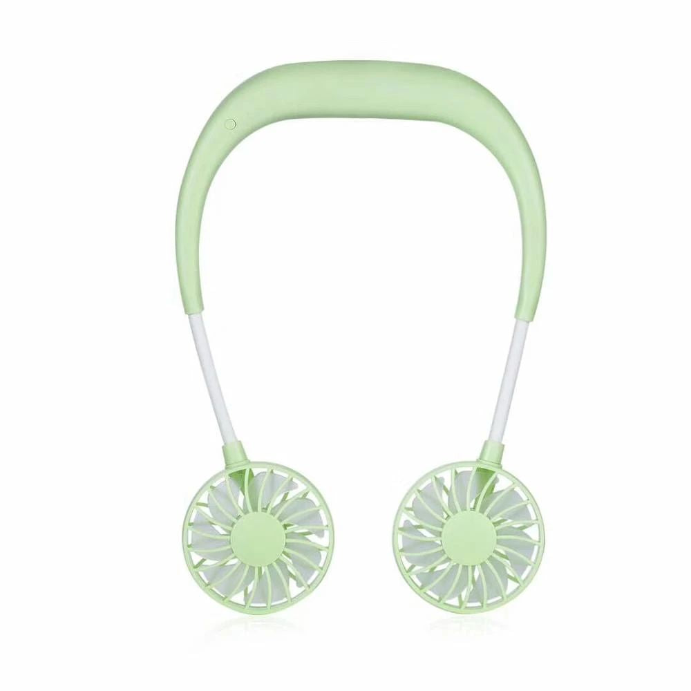 Neck Fan Adjustment Fan Hands-free Hanging Rechargeable Mini Sports Fans