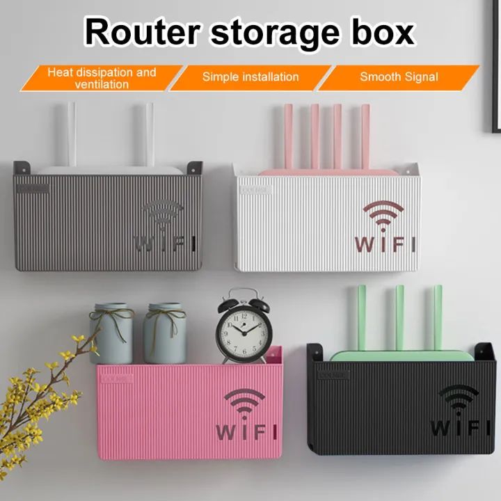 Router Storage Box Wireless Wifi Wall Hanging