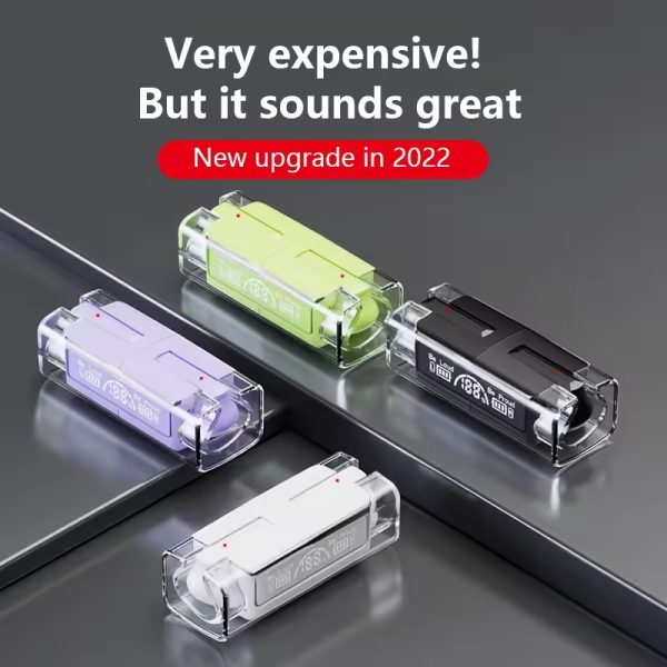 Tws Bh15 Music Wireless Bluetooth Ear Buds | Transparent Wireless Bluetooth