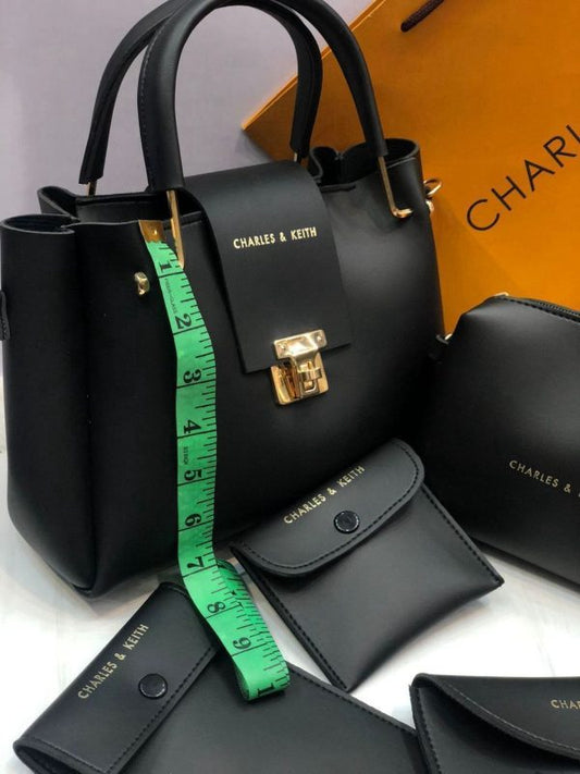 5 Pcs Shoulder Bag Set For Girls Charles Keith Hand bag