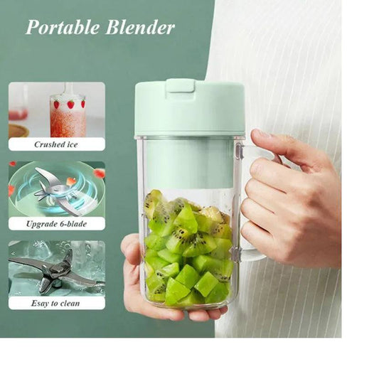 500ml Portable Juicer With Straw USB Electric Stainless Steel Fruit Juicer Cup Extractor Blender Juice Maker Machine For Kitchen