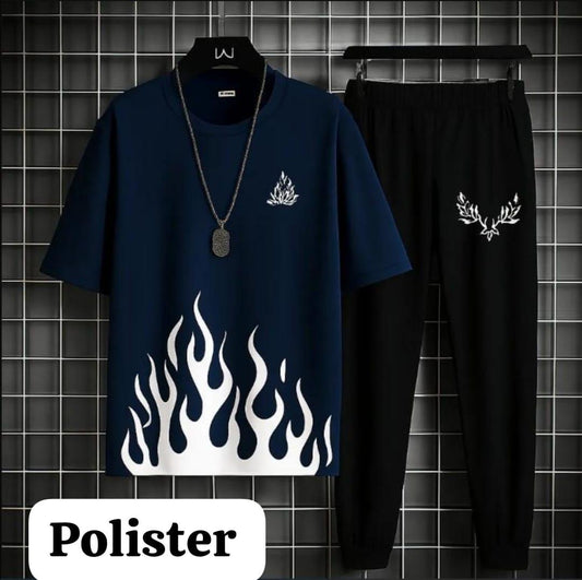 Men's Graphic Sublimation Track Suit - 2 Pcs Set