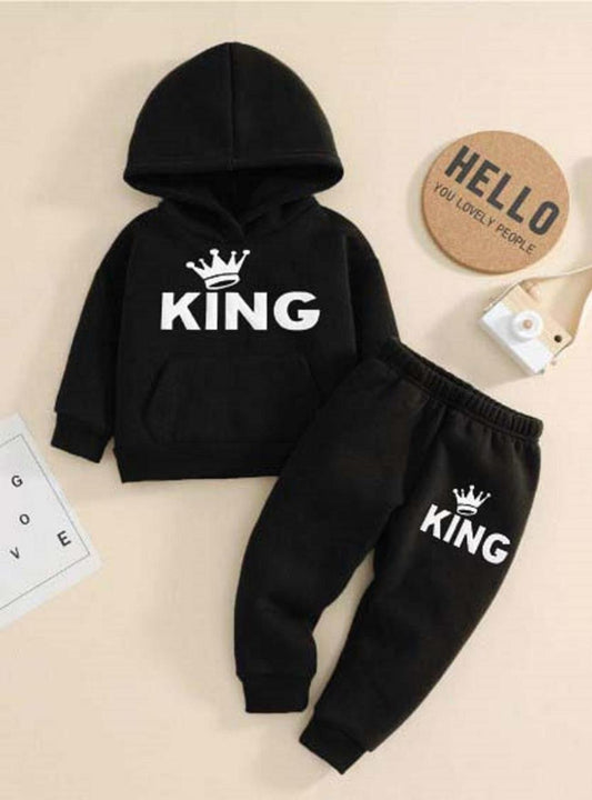 2 Pcs for Kids Stylish Micro Tracksuit for Kids