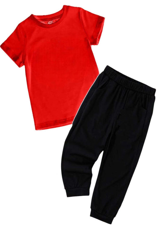 2 Pcs for Kids Stylish Micro Tracksuit for Kids