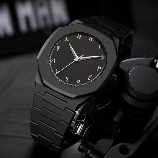 Men's Aluminum Chain Watch - 1 Pc, Durable and Stylish