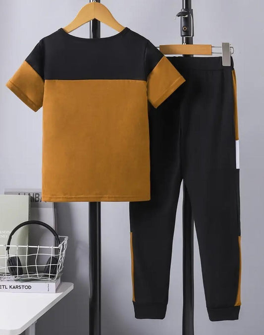 2 Pcs for Kids Stylish Micro Tracksuit for Kids