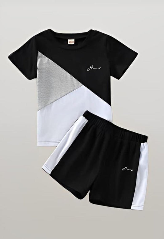 2 Pcs for Kids Stylish Micro Tracksuit for Kids