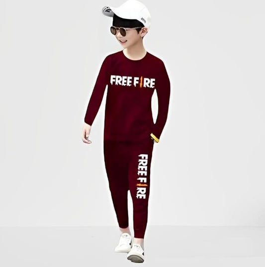 2 Pcs for Kids Stylish Micro Tracksuit for Kids